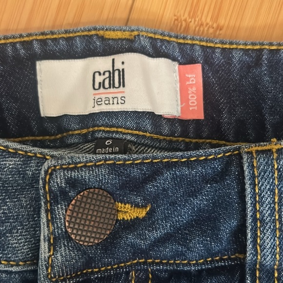 Cabi 100% bf Denim Jeans Cabi Style 4152 size 6 Boyfriend Jeans - Picture 4 of 12